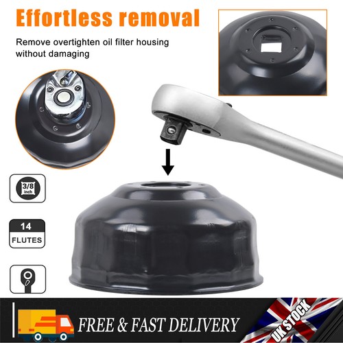Oil filter removal fitting - removal, &