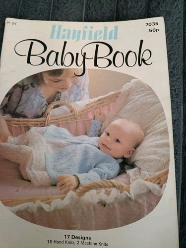 Vintage hayfield baby knitting - baby,