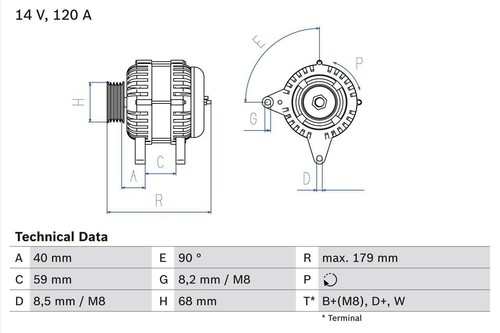 Volkswagen alternator fits - volkswagen,