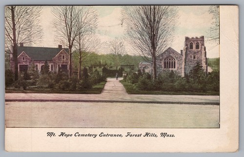 Hope cemetery entrance - mt,