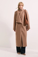Wallis Taupe Coat Womens