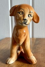 Vintage Dog Puppy Ornament Figure - Weatherby Style Made In England 531 5”