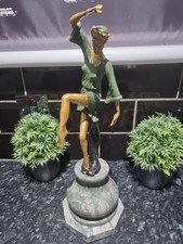 Art Deco Dancer Figurine - Autumn Dance by F Preiss