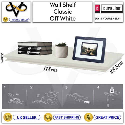 Duraline floating wall shelf - floating,