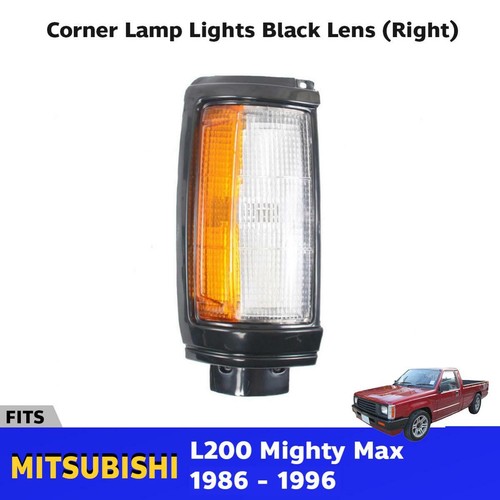 Corner lamp lights - black, rh