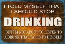 Funny Stop Drinking Aged Look