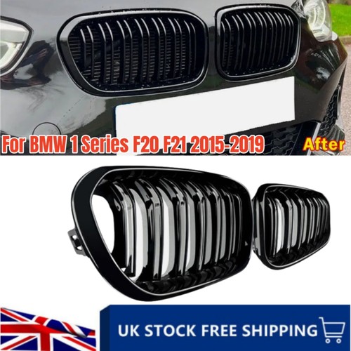 Gloss black front kidney - black,