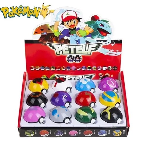12pcs pokemon figure - 12pcs, pokeball