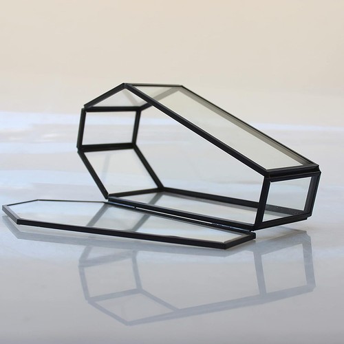 Gothic coffin glass jewelry - gothic,