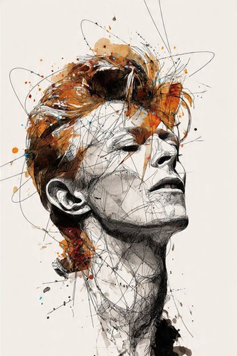 David bowie framed - david,