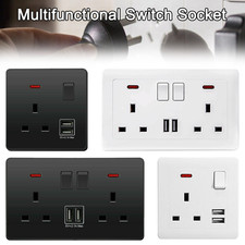 Double Wall Plug Socket 2 Gang