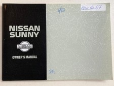Nissan Sunny Car Owners Manual