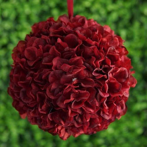 Wine hydrangea wide - 4, 7"