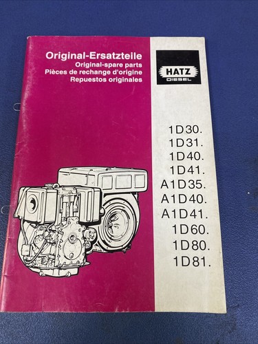 Hatz diesel engine parts - engine,