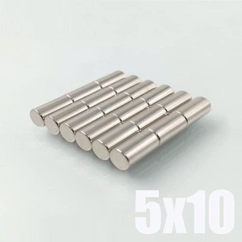 Strong 5mm x10mm magnets round - 5mm,
