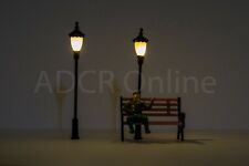 OO Gauge Working Traditional Street Lights / Lamps - 6/12 Pack - Park Lamp