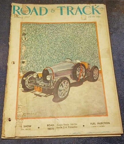 Road track magazine - track,