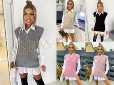 Womens Ladies Cable Knit