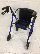 mobility stroller with seat - blue - hardly used - good condition