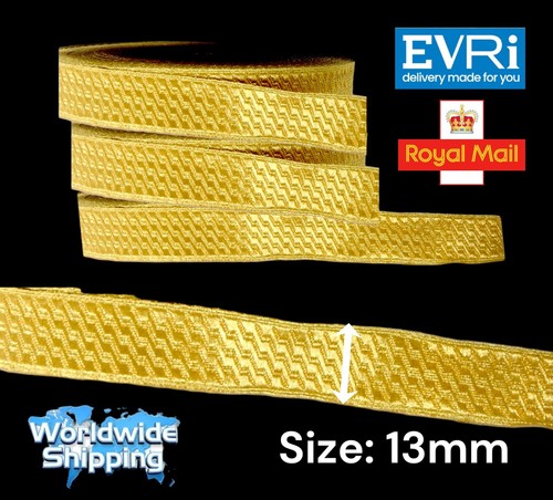 Gold mylar braid size - mylar, 13mm"