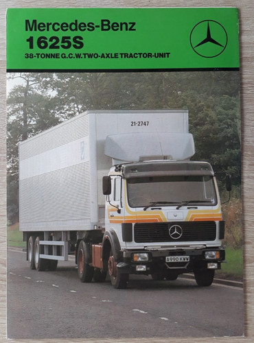 Mercedes benz 1625s tractor - mercedes-benz,