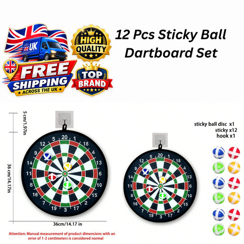 Giant dart board game set - dart, with