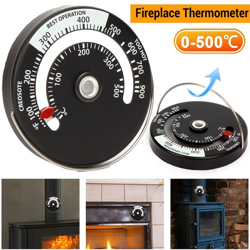 Magnetic wood stove pipe fire - magnetic,