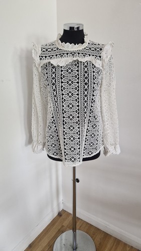 Monsoon white lace - white, steampunk