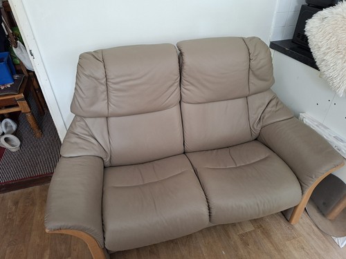 Stressless two seater - seater, leather