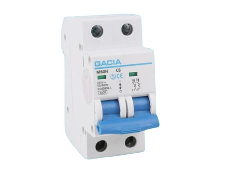 Gacia amp double pole mcb - gacia,