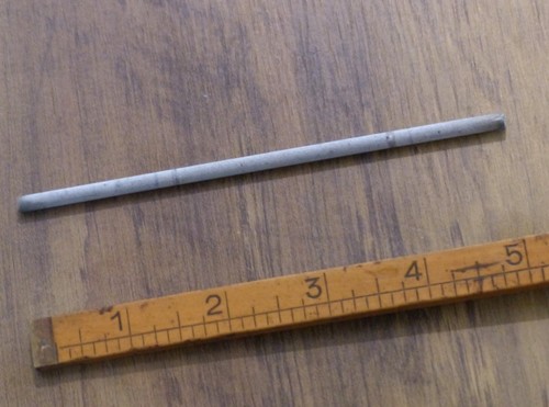Meccano inch steel spindle - 5,