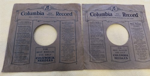 Two english columbia 78rpm - english,