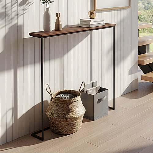 Console table narrow sofa - console,