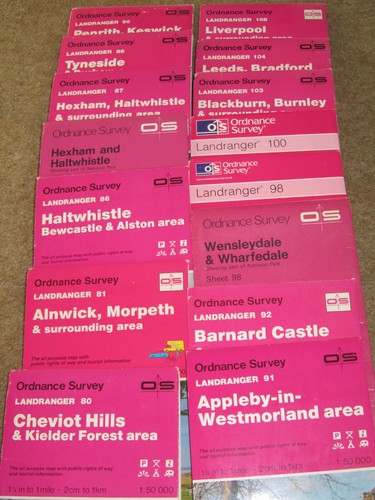 Ordnance survey landranger - os,