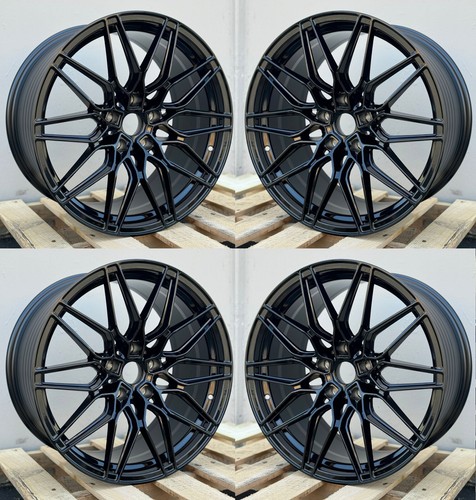 19x8 gloss black 5x120 - 19x8.5, +35