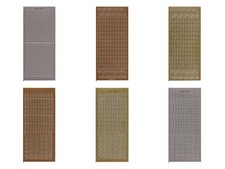 Peel Offs - Christmas Borders - Metallic Stickers for Card-Making   BOGOF