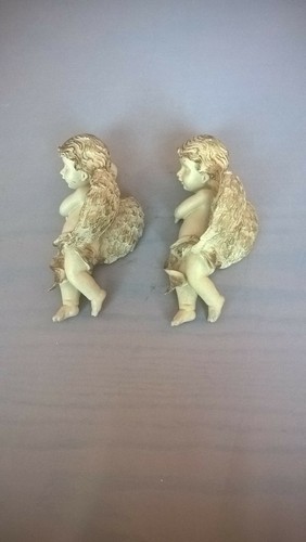 Two tall wall cherubs very - cherubs,,
