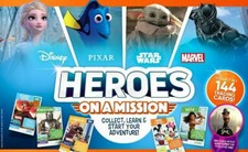 SAINSBURYS HEROES , DISNEY , PIXAR , MARVEL SINGLE CARDS  2019 CHOOSE