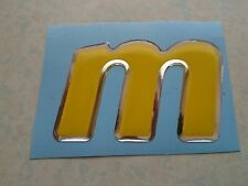 MONDEO ST220/GHIA X/ZETEC S CUSTOM MADE MOTORSPORT STYLE "M" DOMED GEL BADGE