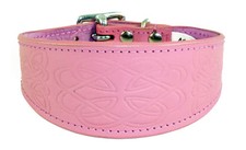 Pink Leather Celtic Design