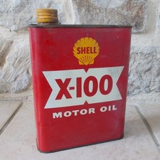 Vintage SHELL X-100 Oil Can