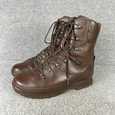 HAIX Cold Wet Boots Mens UK 12 M Brown Leather Goretex Mid Calf Waterproof