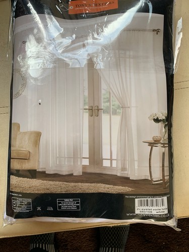 Pair voile eyelet - voile,
