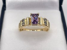 Handmade 18ct Gold Amethyst &