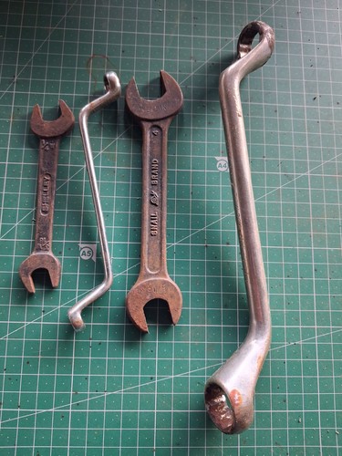 English spanners sizes - 4x,