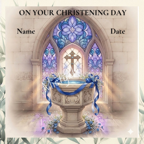 Personalised baptism - personalised,