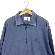 Nike quarter zip sweatshirt 90s Blue - Size Men's XL