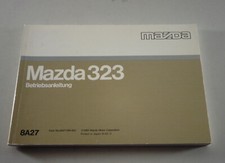 Operating Instructions / Manual Mazda 323 Type BF Year 1991