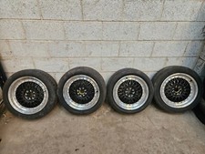 SET OF FOUR BBS REPLICA 7.5Jx17'' ALLOY WHEELS WITH TYRES 215/50/R17 097-100
