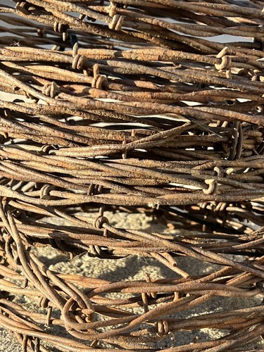 Feet rusty barbwire - 25,